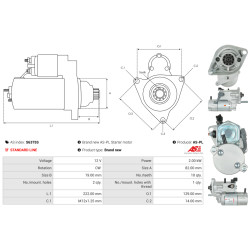 Μίζα Toyota HIACE V Van (TRH2__, KDH2__, LH2__, GDH2__)_1